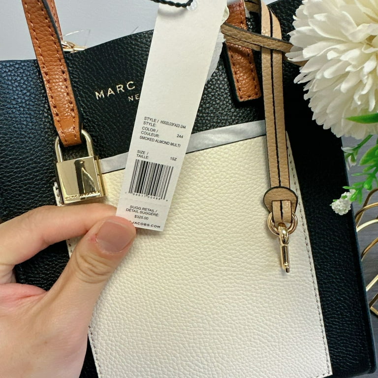 Marc Jacobs Micro Grind Leather Crossbody Bag Smoke Almond