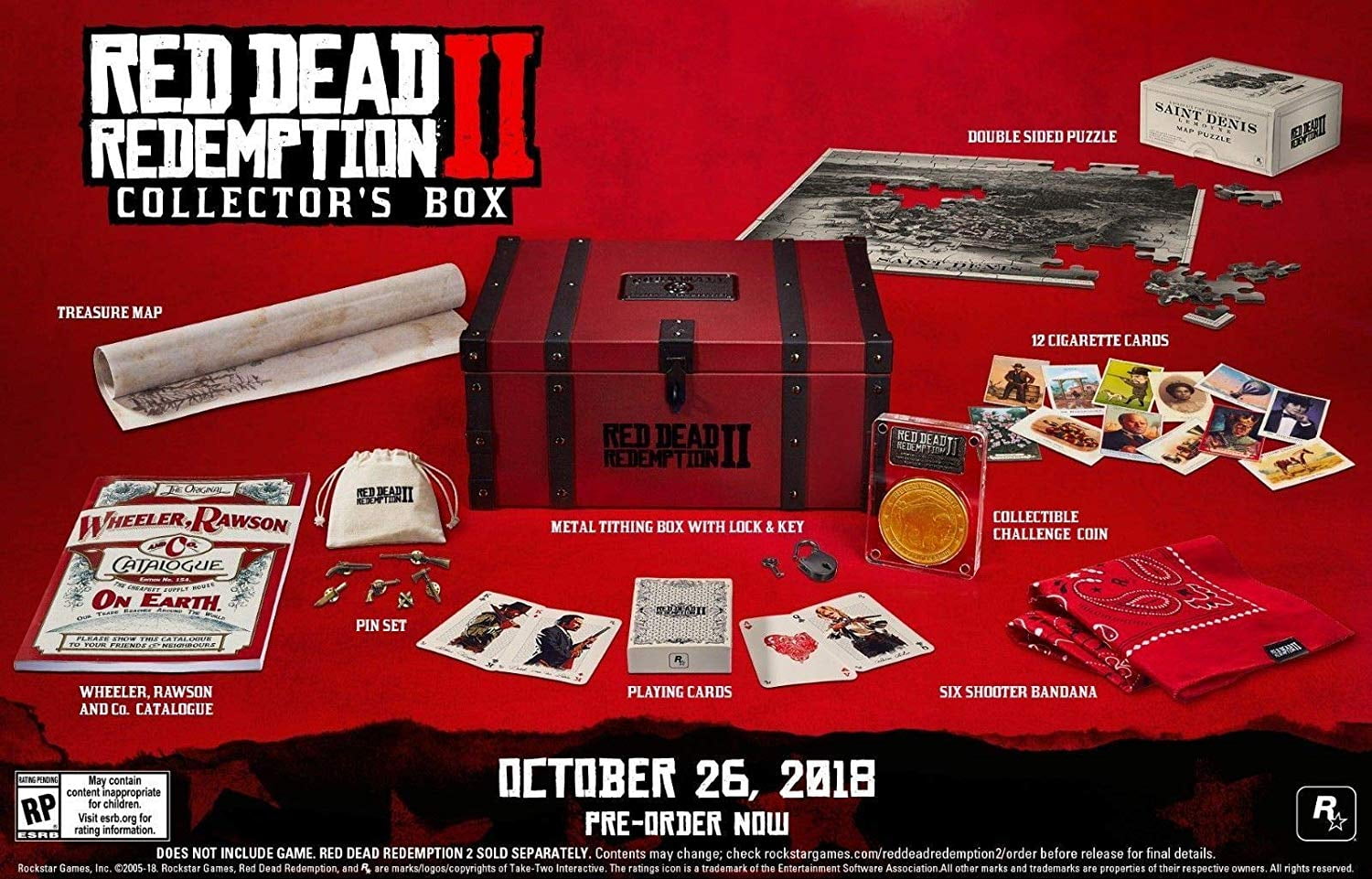 Red Dead Redemption 2 Collector's Box - NO GAME