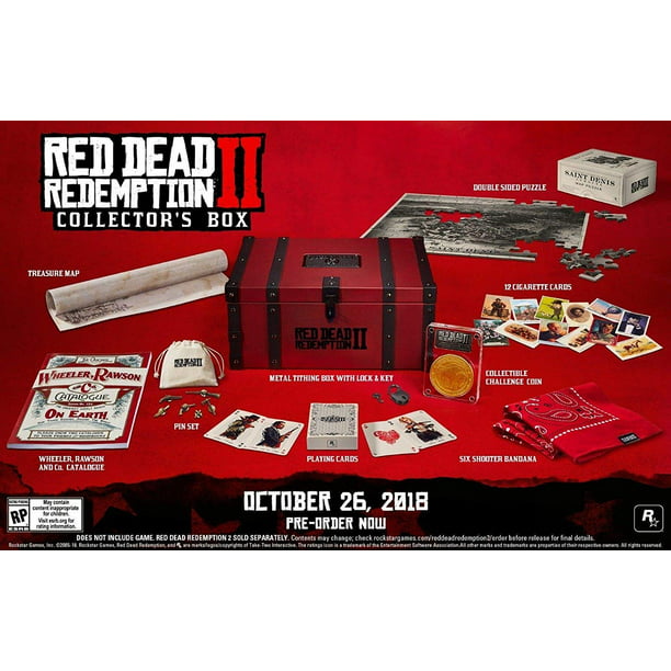 Red Dead Redemption 2 Collector's Box NO GAME Walmart.com
