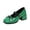 Army Green, variant on IEMIEMIEM Women's Chunky Heels Mary Jane Shoes Classic PU Leather Pumps Round Toe Bow Patent Strap Buckle Dress Shoes Casual Daily Work Versatile 6.5 wide