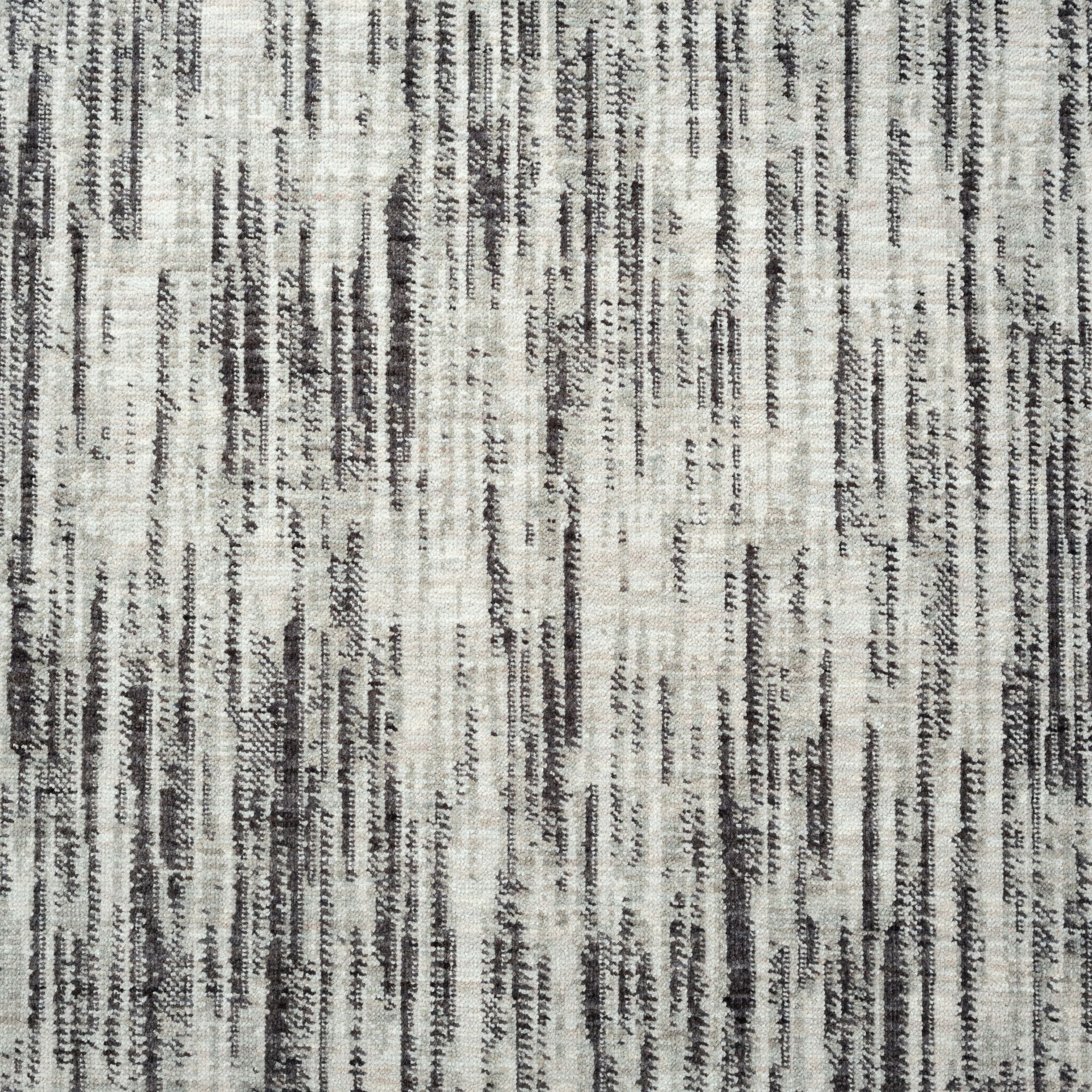 Brookstone Nature Dawn Modern Space Dyed Indoor/Outdoor High Performance Sustainable Area Rug, Ivory/Grey, 5'2"x7'2"