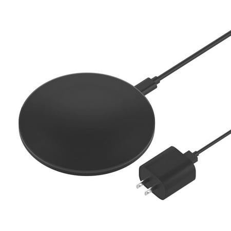 Just Wireless 15W Wireless Charging Pad with AC Adapter – Black