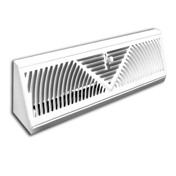 Diffuser Truaire C118SW - Suministro de zócalo de suelo (18 pulgadas), color blanco