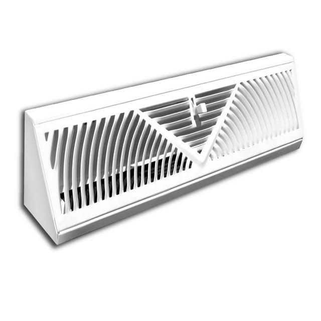 Diffuser Truaire C118SW - Suministro de zócalo de suelo (18 pulgadas), color blanco