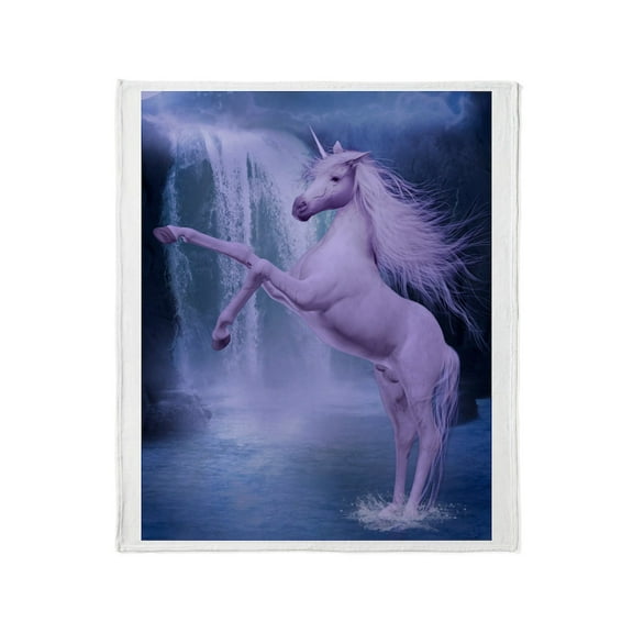 CafePress - Wild Unicorn Throw Blanket - Soft Fleece Throw Blanket, 50"x60" for All Ages
