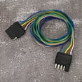 thumbnail image 4 of Akozon Trailer Connector, US Type Vehicle-Side And Trailer-Side 5-Pin Flat Wiring Harness With 72-Inch Wiring Harness Extension For RV Trailer, 4 of 8