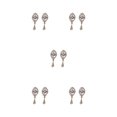 thumbnail image 2 of Jumpingount 1 Pair Small Rhinestone Ear Studs Wife Jewelry Decoration Personalized Anniversary Gifts Daughter Birthday Holiday Earrings Type2 NO2 Jumpingount CBP214525, 2 of 6