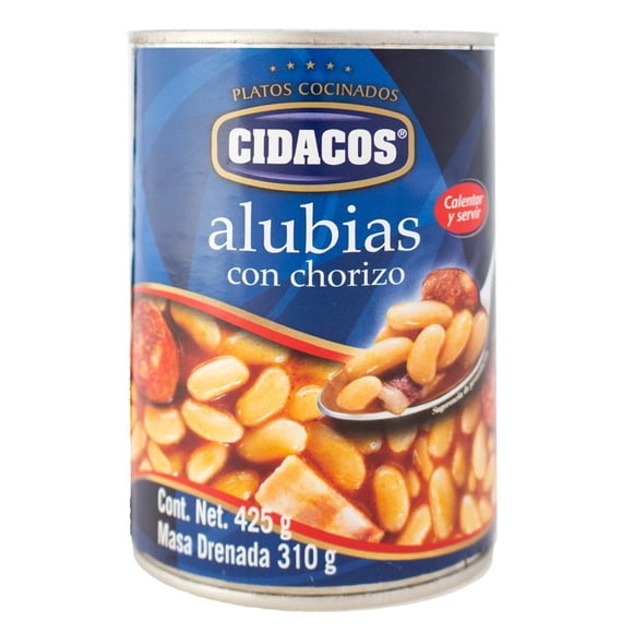 Alubias Cidacos con Chorizo 425g
