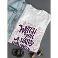 thumbnail image 3 of Witch You Happy Halloween T-Shirt Women -Image by Shutterstock, Female Large, 3 of 4