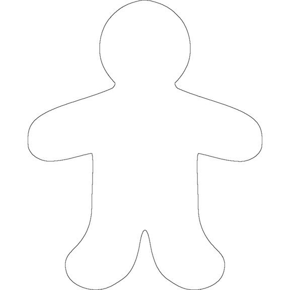 SHAPES ETC. Sticky Shape Notepad - Person