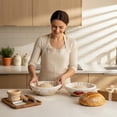 thumbnail image 5 of 9 Inch Round Bread Proofing Basket with Linen Liner & Dual Handle - for Sourdough Baking & Artisan Bread(1Pcs, B), 5 of 6
