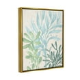 thumbnail image 3 of Stupell Industries Underwater Seaweed Botanicals Graphic Art Metallic Gold Floating Framed Canvas Print Wall Art, Design by June Erica Vess, 3 of 6