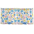 thumbnail image 6 of Ryvnso Sea Stars and Shells Curtains Sets Short Curtain Rod Pocket Half Window Cafe Farmhouse Tier 2 Panels 57"W x 24"L, 6 of 7