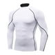thumbnail image 4 of pstuiky manga larga para hombre, Camisa deportiva transpirable de manga larga y cuello redondo para hombre, color liso top de hombre m, 4 of 4