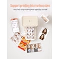 thumbnail image 4 of Restored HPRT Photo Printer 4x6,+20 Sheets&1ribbon,Wi-Fi Wireless Instant Picture Printer for iPhone, Android, Smartphone, Thermal Dye-Sublimation, AR Video Printing,Portable Photo Printers,Beige, 4 of 6