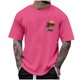 thumbnail image 2 of Tops para hombre, blusas y camisas de cuello redondo y manga corta para hombre, blusas casuales de cuello redondo con estampado de moda para hombre, blusas de cuello redondo y manga corta para hombre., 2 of 4