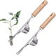 thumbnail image 1 of Desmalezador manual de jardín YONGSHENG con mango de madera acero inoxidable, 1 of 5