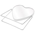 thumbnail image 4 of White PP Material Swivel Makeup Mirror with Stable Frame for Home Use Perfect 7.5 Inch, 4 of 5