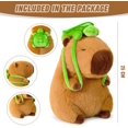 thumbnail image 2 of Juguetes de peluche de capibara, lindo juguete de peluche de capibara, juguete de peluche de capibara de simulación con almohada de tortuga, lindos muñecos de peluche de capibara, 2 of 5