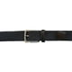 thumbnail image 3 of Ferrioni Cinturón Textil Trenzado Elástico Hombre Negro Gris Hebilla Metal 34mm, 3 of 4