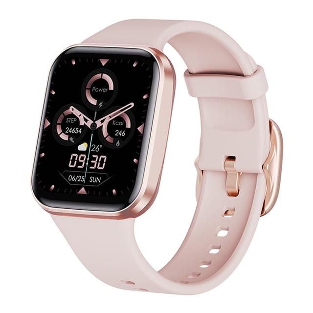 SmartWatch - Hombres Mujeres Pantalla HD de 1,69 pulgadas Reloj rastreador de ejercicios IP67 Reloj de ejercicios a prueba de agua con monitor de ritmo cardíaco Monitor de sueño SPO2 Podómetro