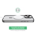 thumbnail image 4 of onn MagSafe Compatible Phone Case for iPhone 16 Pro Max - Metallic Gray/Clear, 4 of 10