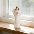 thumbnail image 6 of Sympathy & Comfort White Praying Angel Figurine, Art Statue Home Decor Ornament, Condolence & Memorial Gift, 6 of 7
