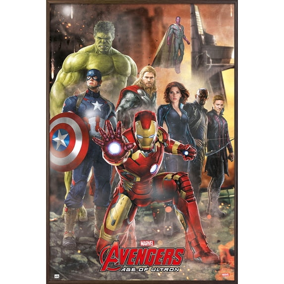 Avengers 2: Age Of Ultron - Framed Movie Poster / Print (Avengers Assemble) (Size: 24" x 36")