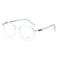 thumbnail image 2 of Gafas de protección ocular con marco redondo irregular, color del marco, marco óptico transparente, antiluz azul, 2 of 2