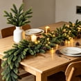 thumbnail image 5 of 6Ft Artificial Christmas Pine Cedar Garland, Realistic Cypress Greenery Garland for Holiday Mantel, Fireplace, Table Centerpiece Home Decor, 5 of 10