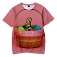 thumbnail image 1 of MIASHUI T-Shirt Joyeuses Pâques pour Enfants Garçons Filles Manches Courtes Tee Graphique Vêtements, Rouge Pastèque, 8-9 Ans, 1 of 3