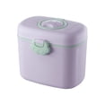 thumbnail image 2 of Contenedor portátil CUTICAT Caja de almacenamiento de granos secos Talla L Morado dispensador de fórmula, 2 of 8