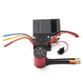 thumbnail image 2 of Esc Motor sin escobillas 3900KV 3650 Motor resistente al agua con tarjeta de programación 60A ESC sin escobillas 58 V 3A BEC para coche Remote Control 1/8 1/10 Abanopi Esc, 2 of 7