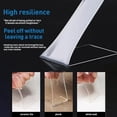 thumbnail image 5 of Ultra-Strong Double Sided Adhesive Nano Tape Transparent Reusable Waterproof Tapes Heat Resistance for Bathroom Home Decoration 16.4FT Traceless Magic Tape, 5 of 7