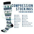 thumbnail image 4 of joogoo Winter Christmas Snowflake Long Socks Women Men Knee High Sock, 4 of 8