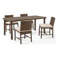 thumbnail image 1 of Crosley Furniture Bradenton 5-Piece Outdoor Wicker / Rattan Dining Set in Brown, 1 of 17