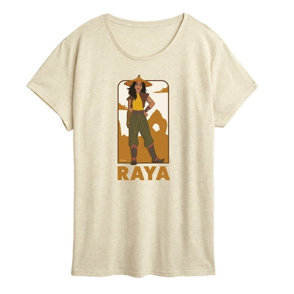 Disney Princess - Raya Full Body Portrait - Women's Short Sleeve Graphic T-Shirt