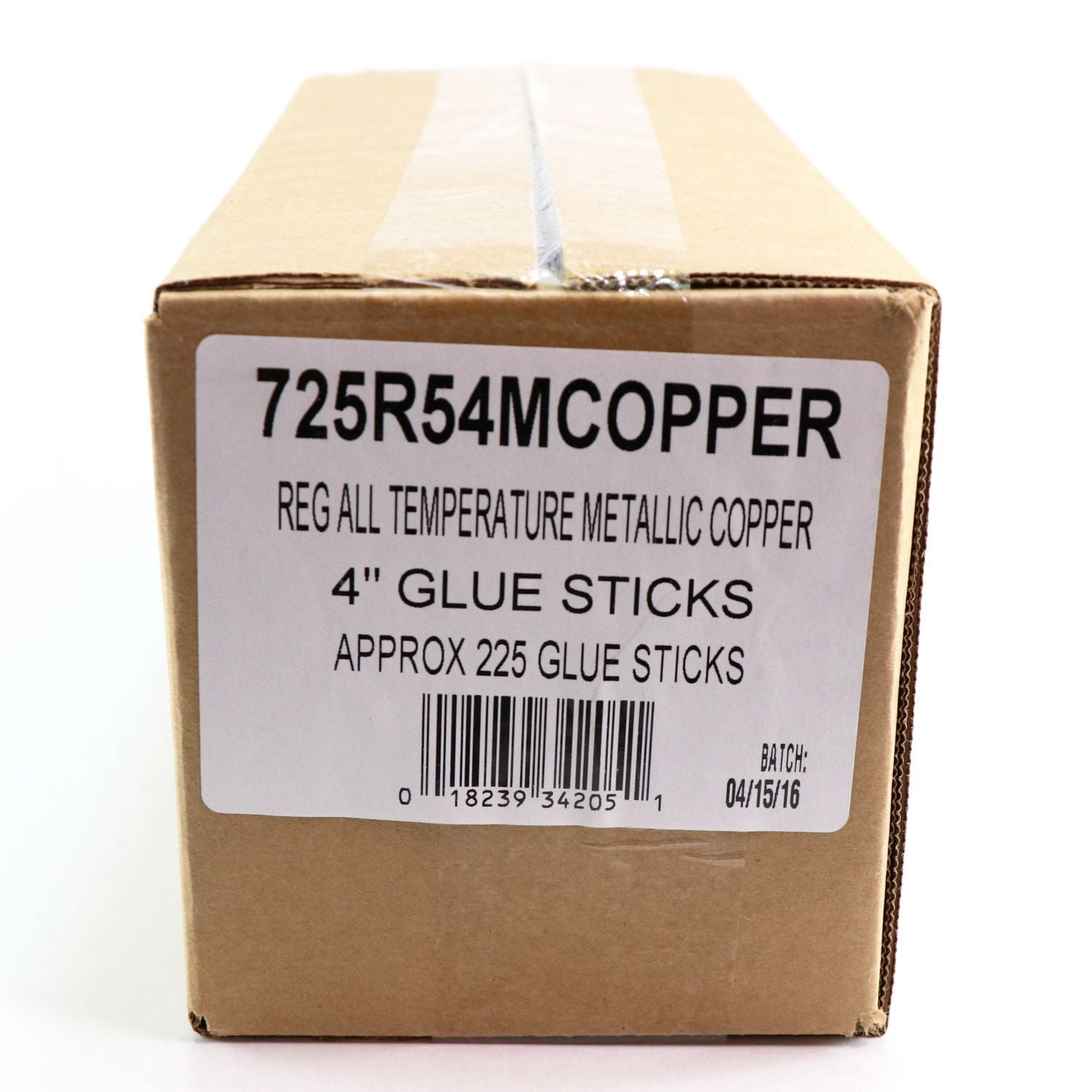 725R54CCOPPER Full Size 4" Copper Color Hot Glue Stick - 5 lb Box