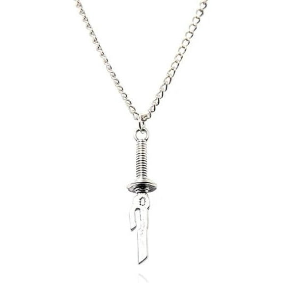 Anime Fushiguro Toji Sword Necklace Spear of Tianri Knife Pendant Cosplay Necklaces For Unisex Choker Jewelry