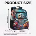 thumbnail image 7 of Aplkyhs Cute Ocean Seal Backpack for Kids Teens Age 6-18 Cute Cartoon Print School Bag Ergonomic Adjustable Straps Lightweight Bookbag for School Travel, 7 of 7