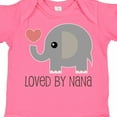 thumbnail image 4 of Inktastic Loved by Nana Grandchild Elephant Boys or Girls Baby Bodysuit, 4 of 5