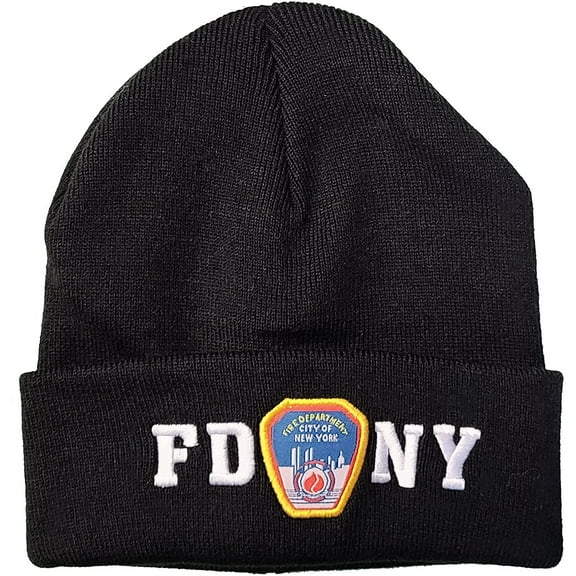 FDNY Beanie Black, Folded, 99203b
