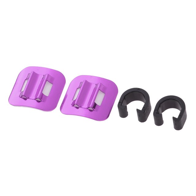 Cable de bicicleta Hebilla Tubo de bicicleta Asiento de conversión fijo Tubo de Púrpura Sunnimix Sujetador de fijación de la línea de freno de la bicicleta