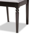 thumbnail image 2 of Baxton Studio Renaud Grey and Brown Finished Wood 2-Piece Dining Chair Set, 2 of 8