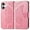 Pink, variant on Case for iPhone 16 Plus Case Wallet Leather Flip Phone Case with Card Holder and Kickstand Magnetic Shockproof Protective Women Men Case for iPhone 16 Plus 6.7 inch Butterfly Black SD
