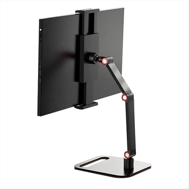 Soporte de Monitor Portátil, Soporte de Escritorio Universal de Metal, Soporte Plano de Escritorio Universal de 16 Pulgadas para Transmisión en
