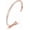 02-Rose Gold Plated Opal Bracelet, variant on Sterling Silver Opal Bangle Bracelet for Women, Adjustable Open Cuff October Birthstone Jewelry Gift