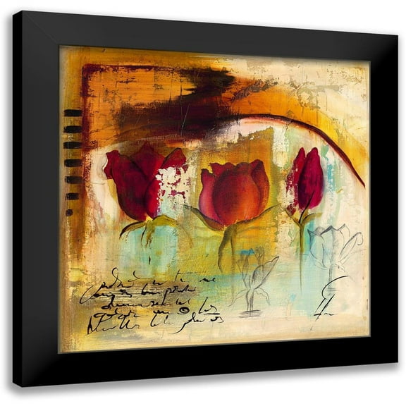 Leys, Gemma 12x12 Black Modern Framed Museum Art Print Titled - Oigas I