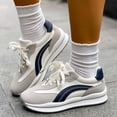 thumbnail image 2 of Espadrilles Mode à Plateforme pour Femmes Tennis Rétro Marche Décontractées Espadrilles Élégantes Durables de Luxe Chaussures de Course à Roulettes, 2 of 8