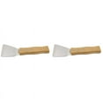 thumbnail image 1 of 2Pcs Ceiling Install Spatula Scoop with Wooden Handle Stretch Ceiling Film Shovel Accessories for Welding Harpoon,, 1 of 5